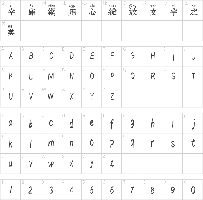 漢標(biāo)內(nèi)府繁拼音