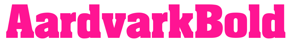 AardvarkBold預(yù)覽圖片