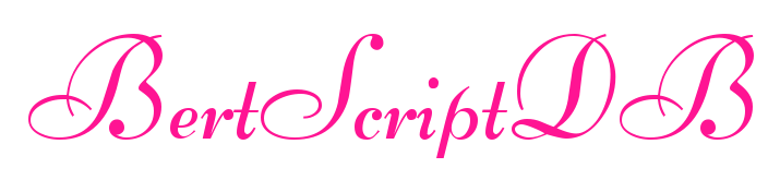 BertScriptDB預(yù)覽圖片
