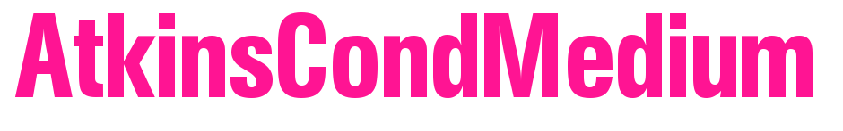AtkinsCondMedium預覽圖片