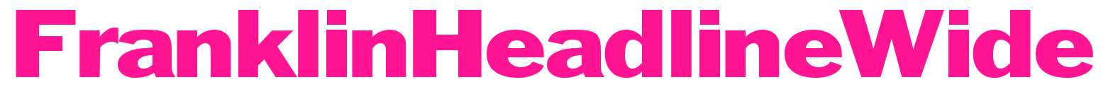 FranklinHeadlineWide預覽圖片