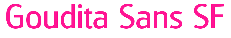 Goudita Sans SF預(yù)覽圖片