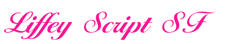 Liffey Script SF預覽圖片
