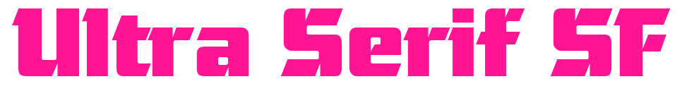 Ultra Serif SF預(yù)覽圖片