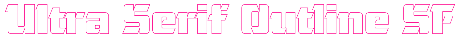 Ultra Serif Outline SF預覽圖片