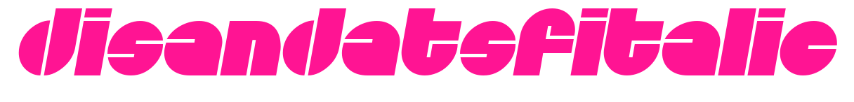 disandatsfitalic預覽圖片