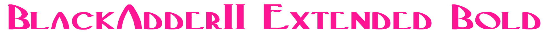 BlackAdderII Extended Bold