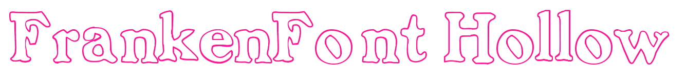 FrankenFont Hollow預覽圖片