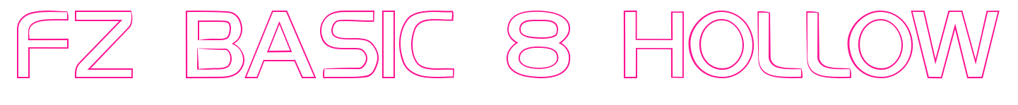 FZ BASIC 8 HOLLOW