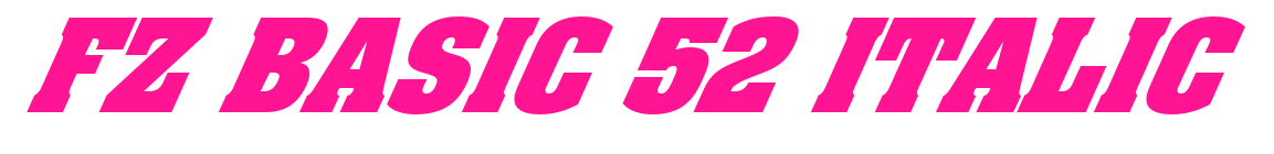 FZ BASIC 52 ITALIC