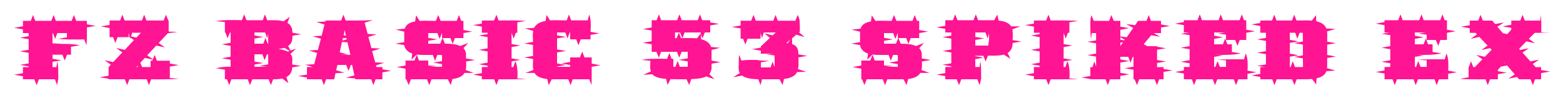 FZ BASIC 53 SPIKED EX