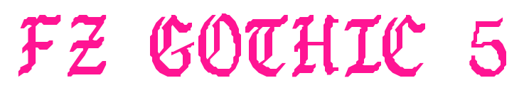FZ GOTHIC 5