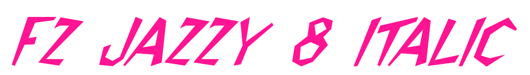 FZ JAZZY 8 ITALIC