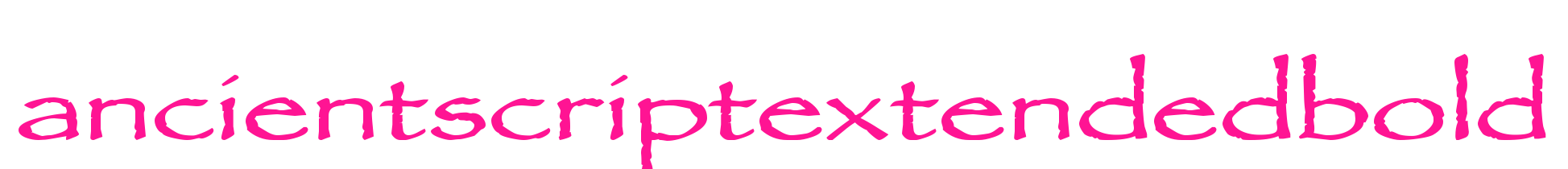 ancientscriptextendedbold預覽圖片