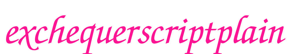 exchequerscriptplain