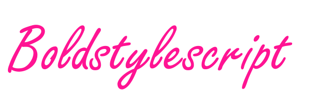 Boldstylescript預(yù)覽圖片