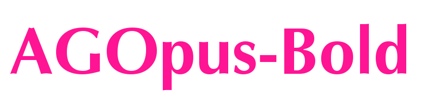 AGOpus-Bold