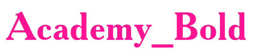 Academy_Bold