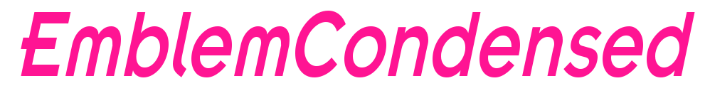 EmblemCondensed預(yù)覽圖片