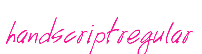 handscriptregular