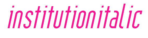 institutionitalic