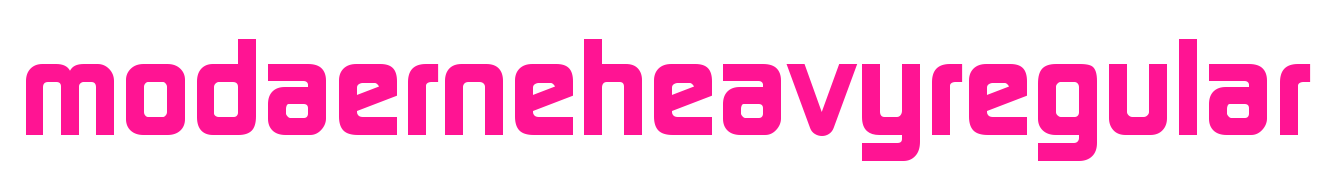 modaerneheavyregular
