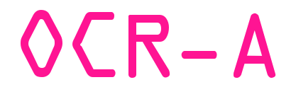 OCR-A預(yù)覽圖片