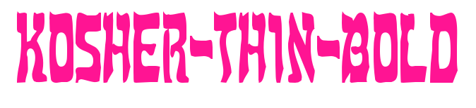 Kosher-Thin-Bold