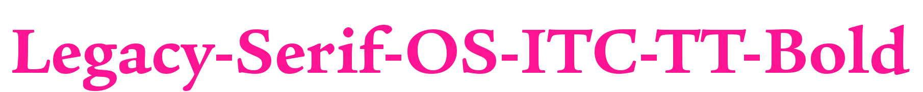 Legacy-Serif-OS-ITC-TT-Bold預(yù)覽圖片