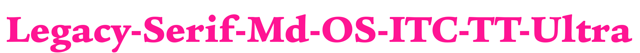 Legacy-Serif-Md-OS-ITC-TT-Ultra預覽圖片