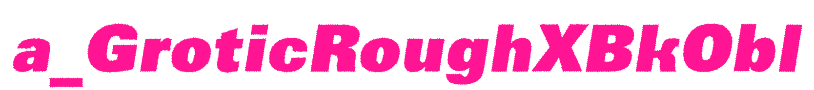 a_GroticRoughXBkObl預覽圖片