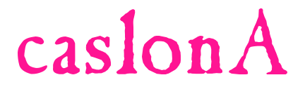 caslonA預(yù)覽圖片