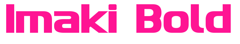 Imaki Bold預覽圖片