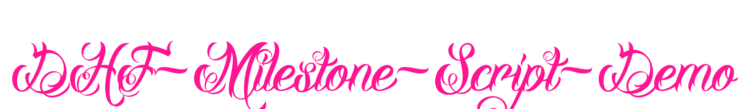 DHF-Milestone-Script-Demo預(yù)覽圖片