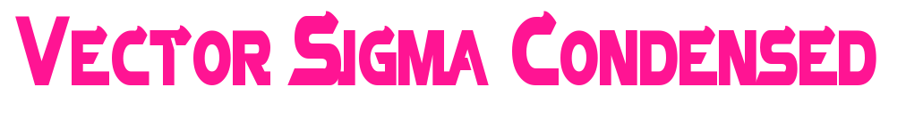Vector Sigma Condensed