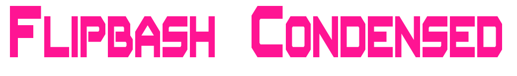 Flipbash Condensed預覽圖片