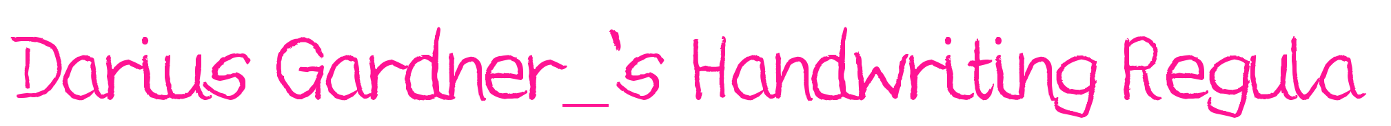 Darius Gardner_'s Handwriting Re預覽圖片