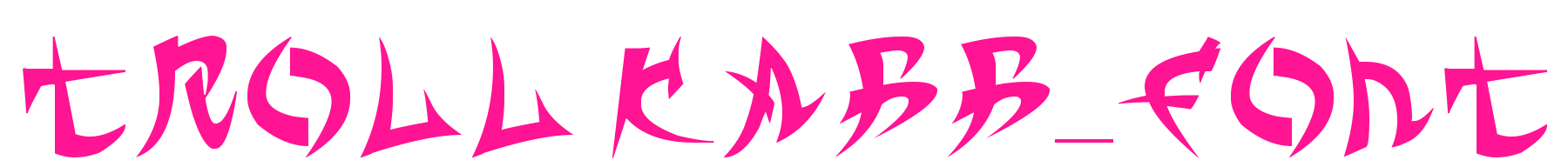 TROLL KABB_FONT預(yù)覽圖片