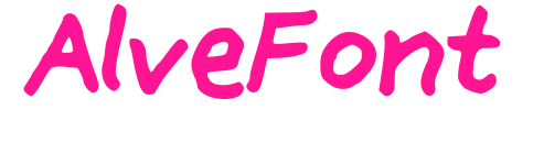 AlveFont預(yù)覽圖片