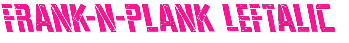 Frank-n-Plank Leftalic預(yù)覽圖片
