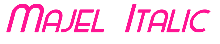 Majel Italic預(yù)覽圖片