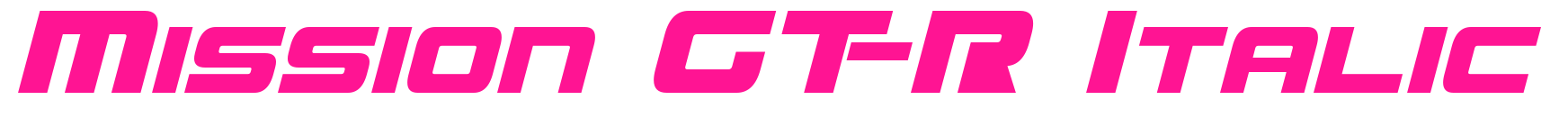 Mission GT-R Italic預(yù)覽圖片