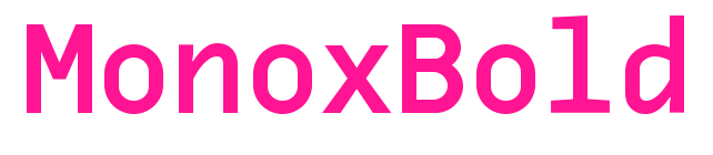 MonoxBold預(yù)覽圖片