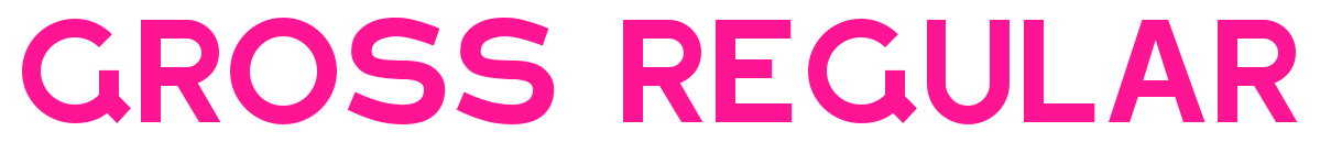 Gross Regular預(yù)覽圖片