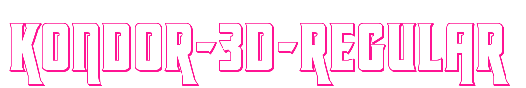Kondor-3D-Regular預(yù)覽圖片