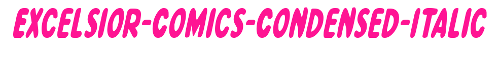 Excelsior-Comics-Condensed-Itali預(yù)覽圖片