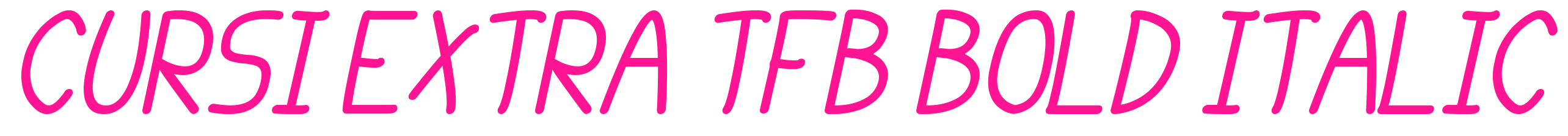 cursi-extra-tfb-bold-Italic預覽圖片
