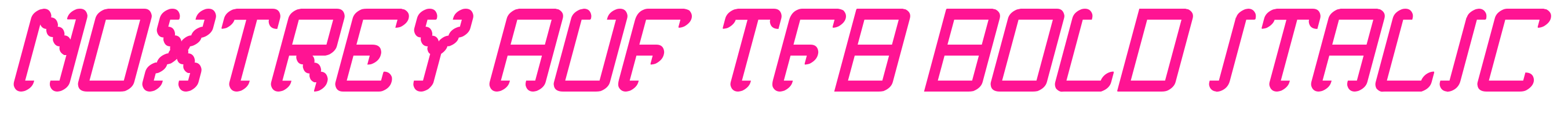 Noxtrey-Auf-tfb-bold-Italic預覽圖片