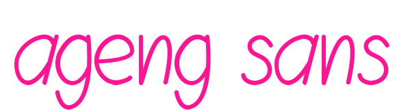 ageng sans預覽圖片
