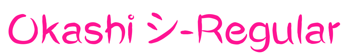 Okashi^-Regular預覽圖片
